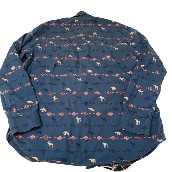 Ocean & Coast Shirt Western Bear Moose Western Cotton Mens Size Large - Picture 6 of 9